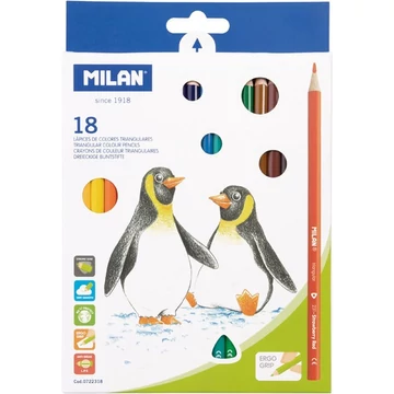Ceruza színes Milan 18-as 231 háromszögletű test, 0722318