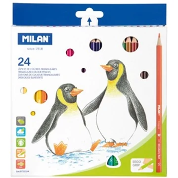Ceruza színes Milan 24-es 231 háromszögletű test, 0722324, 0728324
