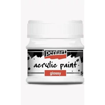 Fényes akrilfesték 50 ml fehér