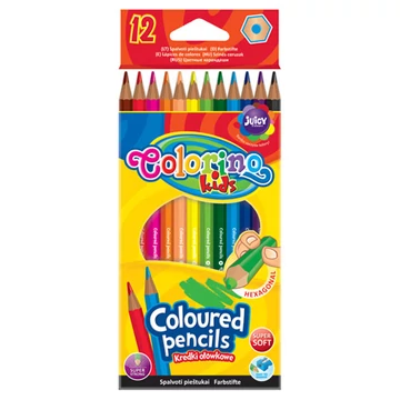 Színesceruzakészlet Colorino - hexagonal 12db-os