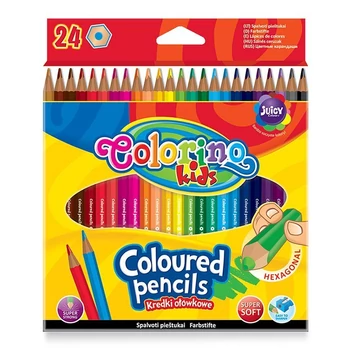 Színesceruzakészlet Colorino - hexagonal 24db-os