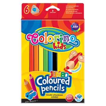 Színesceruzakészlet Colorino JUMBO TRIO - 6db-os