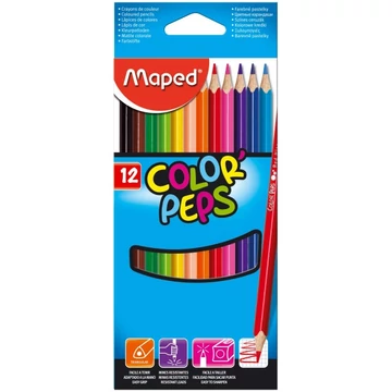Színes ceruza 12-es MAPED Color`Peps
