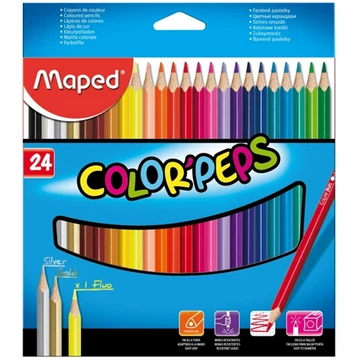 Színes ceruza 24-es MAPED Color`Peps