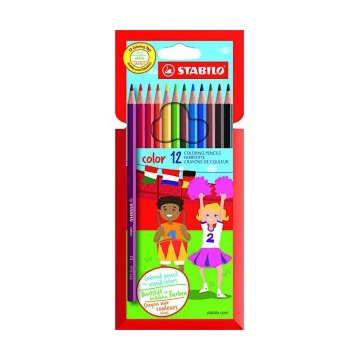 Színes ceruza 12-es STABILO Color