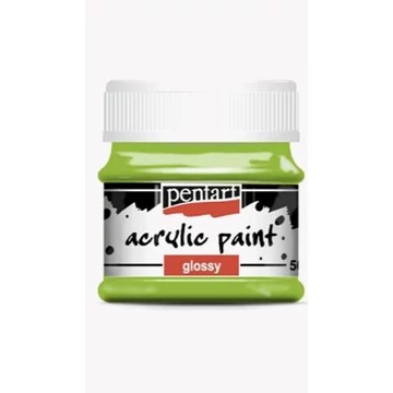 Fényes akrilfesték 50 ml almazöld