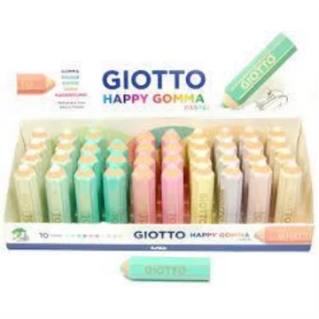 Radír Happy Gomma Pastel 40 db-os display (új)
