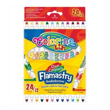 Filctollkészlet Colorino - 12/24 12db-os kétvégű
