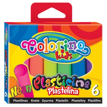 Gyurmakészlet Colorino NEON - 6db-os