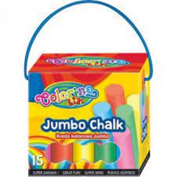 Aszfaltkréta Colorino JUMBO - 15db-os dobozban