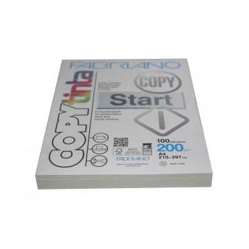 Színes karton  FABRIANO kétoldalas A/4 200g (100ív/cs) pasztell világosszürke