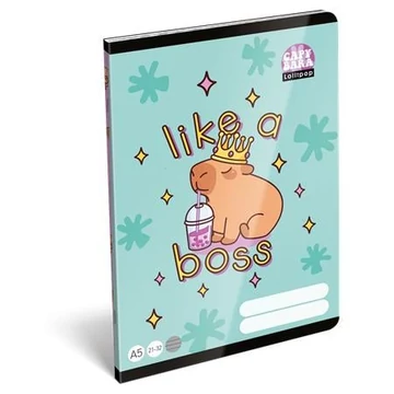 Lizzysuli Füzet Lollipop Capybara Vonalas 4. Osztályos 21-32 32 Lap A/5