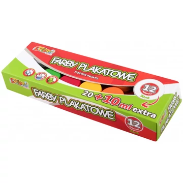 Penmate Kolori 12-es tégelyes tempera készlet