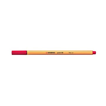 Tűfilc STABILO Point 88/40 (0,4 mm) piros
