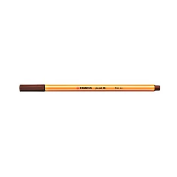 Tűfilc STABILO Point 88/45 (0,4 mm) barna