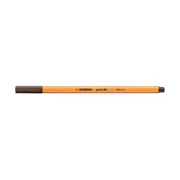 Tűfilc STABILO Point 88/65 (0,4 mm) sötét barna