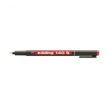 Alkoholos filc EDDING 140/S OHP  (0,3mm) piros