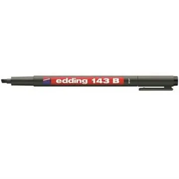 Alkoholos filc EDDING 143/B (1-3mm) vágott fekete