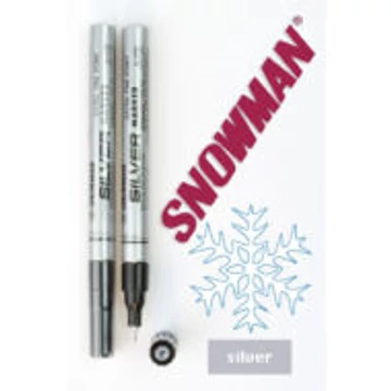 Lakkfilc Snowman 0,5 mm Extrafine - ezüst