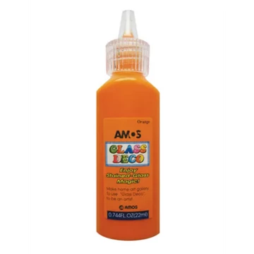 Amos Üvegmatricafesték 22 ml Narancssárga