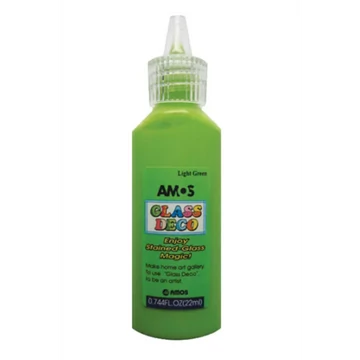 Amos Üvegmatricafesték 22 ml Világoszöld