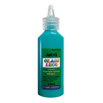 Amos Üvegmatricafesték 22 ml Zöld
