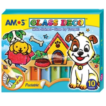 Amos Üvegmatricafesték Készlet 10x10,5 ml