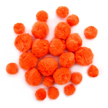 Pompon 30 mm Narancssárga 30 darab/csomag
