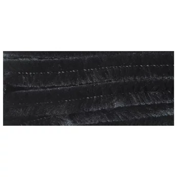 Zsenília Drót 6x300 mm Fekete 10 darab/csomag