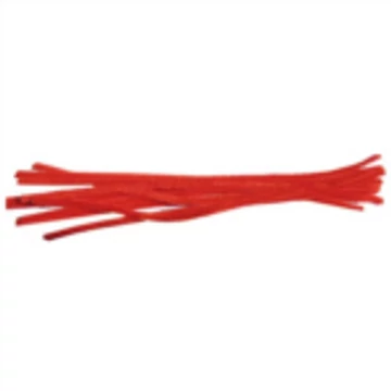 Zsenília Drót 6x300 mm Piros 10 darab/csomag