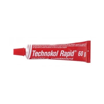 Ragasztó, folyékony, 60 g, TECHNOKOL "Rapid", piros