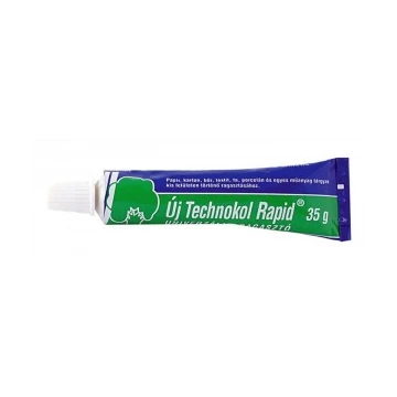 Ragasztó, folyékony, 35 g, TECHNOKOL "Rapid", zöld