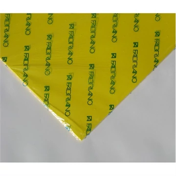 Karton FABRIANO kétoldalas (50x70) 200g napsárga/aranysárga