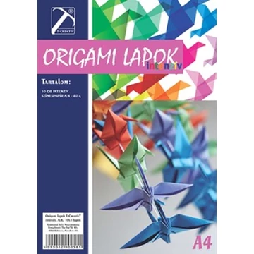 Origami lap T-Creativ A/4 intenzív 10 lapos, 25 db/csomag
