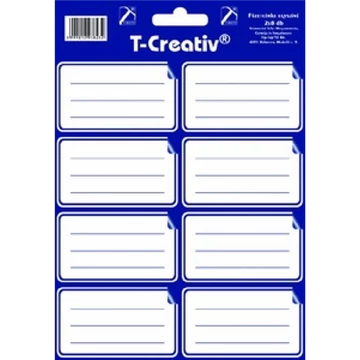Vignetta T-Creativ keretes akasztós, Middle Blue , 2 ív/csomag, 8 db