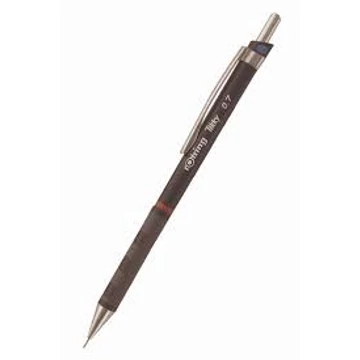 Nyomósirón, 0,7 mm, rOtring "Tikky T", fekete