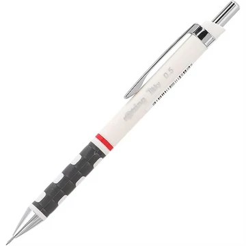 Nyomósirón, 0,5 mm, rOtring "Tikky", fehér