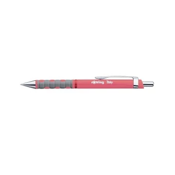 Golyóstoll, 1,0 mm, nyomógombos, rOtring "Tikky", tearózsa
