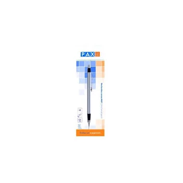 Nyomósirón, 0,5 mm, fém, PAX "MGP", ezüst