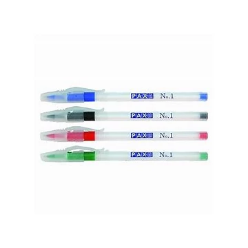 Golyóstoll, 0,7 mm, kupakos, PAX "No.1", fekete