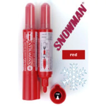 Patron Snowman táblafilchez piros
