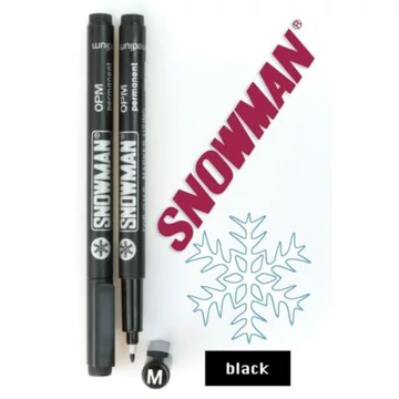 Alkoholos filc Snowman OPM fekete
