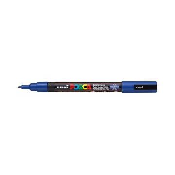 Marker dekor UNI Posca  PC-3M   (0,9-1,3mm)  kék