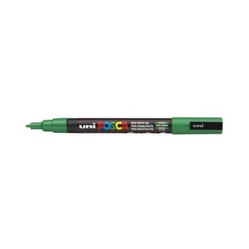 Marker dekor UNI Posca PC-3M   (0,9-1,3mm)   zöld