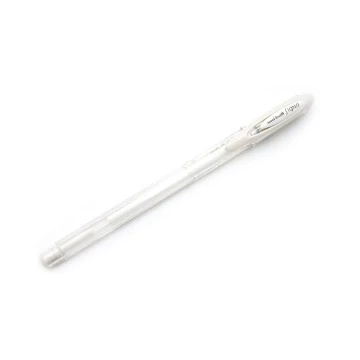 Zselés toll UNI UM-120AC Micro (0,4mm) pasztel fehér