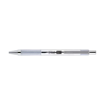 Golyóstoll ZEBRA F-301A (0,7mm) ezüst test