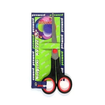 Irodai olló gumírozott 17 cm