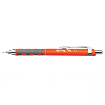 Nyomósirón, 0,5 mm, rOtring "Tikky", neonnarancs