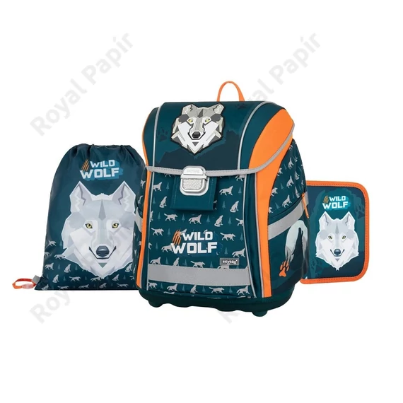 Iskolatáska 3 db-os szett Premium Light - Wolf OXY