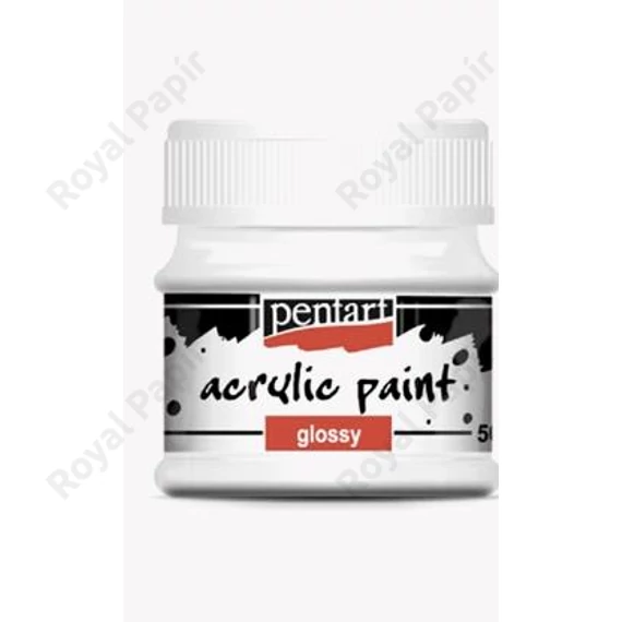 Fényes akrilfesték 50 ml fehér